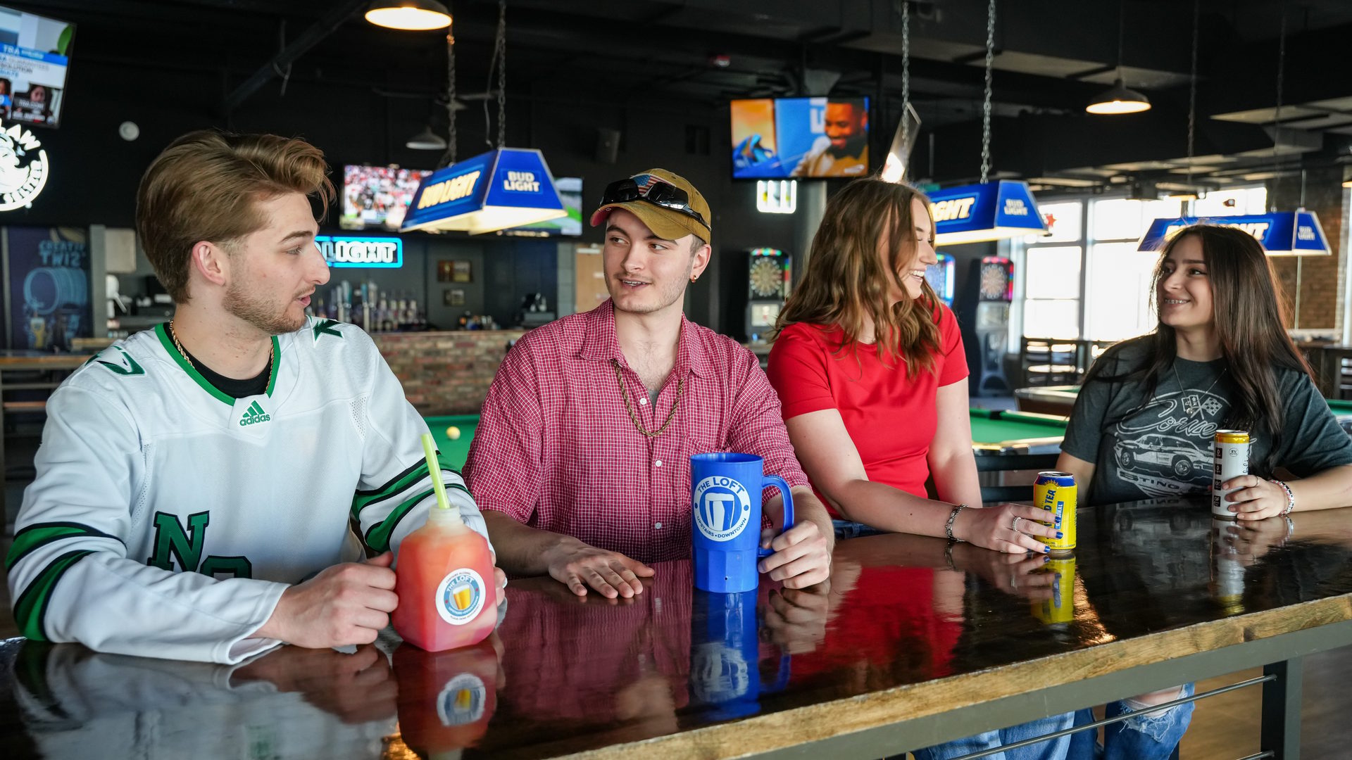The Loft: Grand Forks' bar above the street.