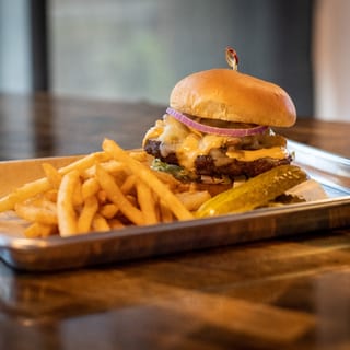 Mushroom and Swiss Burger