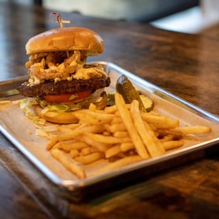Black and Blue Burger